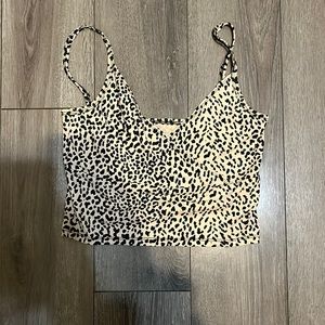SHEIN: Cheetah print tank top